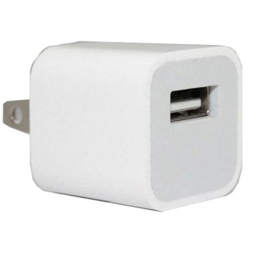 Apple Amerikansk USB-nettlader/reiselader (uten USB-kabel) til lading av USB-produkter i land med US-kontakt (ev. Europa osv. med overgang)