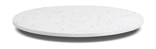 TipToe Bordplate 80 cm Resirkulert Plast Hvit