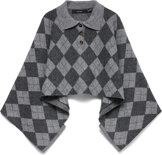 Vero Moda Vmdion Poloneck Ls Cape Grey XS
