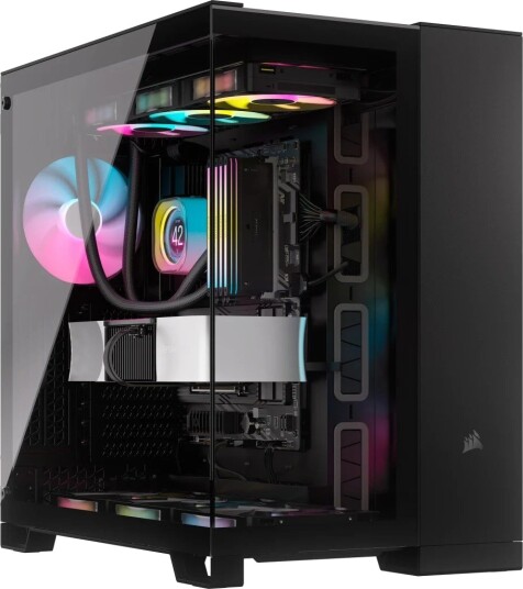 Corsair 6500X RGB Mid Tower ATX microATX Mini-ITX Svart
