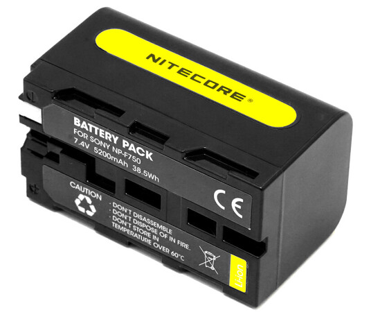 Nitecore NP-F750 NP-F 5200mAh Nitecore NP-F750 NP-F 5200mAh