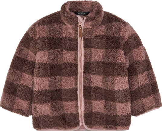 Mikk line Teddy Fleece Jacket   BURLWOOD   104