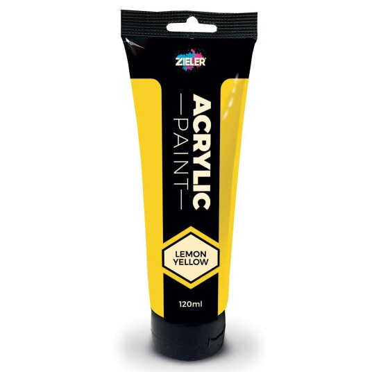 Zieler Premium Akrylmaling 120ml Lemon Yellow Zieler Premium Akrylmaling 120ml Lemon Yellow