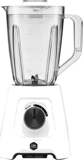 OBH Nordica BlendForce 1,25L Blender med Isknuser og Pulsfunksjon - 600 W Hvit