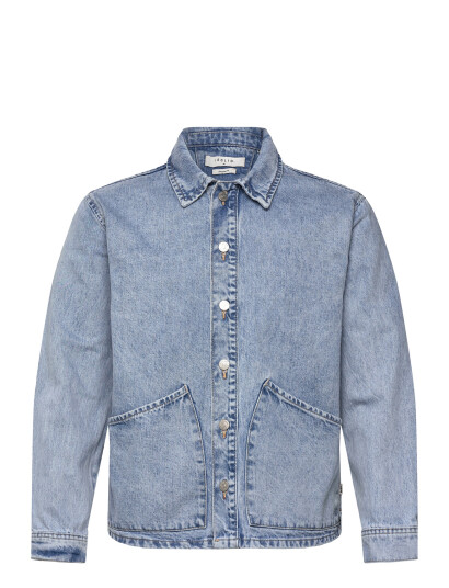 Solid Sdtravis Overshirt - Blue - L Solid Sdtravis Overshirt - Blue - L