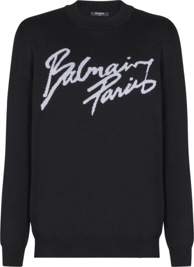 Balmain Herre Strikkevarer Svart M,
