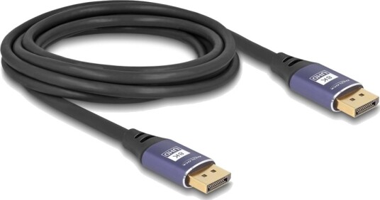 Delock 80602, 3 M, Displayport, Displayport, Hanstik, Hanstik, 7680 X 4320 Piksler