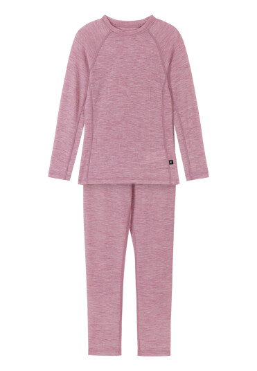Reima Kids' Thermal Set Kinsei Grey Pink 120 cm Reima Kids' Thermal Set Kinsei Grey Pink 120 cm