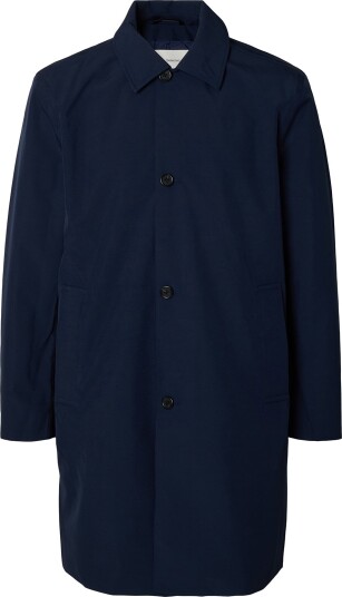 Selected Slmtapio Tech Mac Coat Navy XL