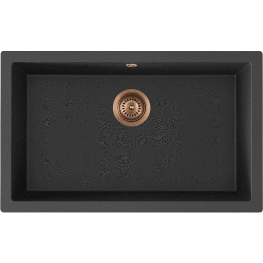 Lavabo Jupiter 800 kjøkkenvask, 75,6x46,6 cm, sort Lavabo Jupiter 800 kjøkkenvask, 75,6x46,6 cm, sort