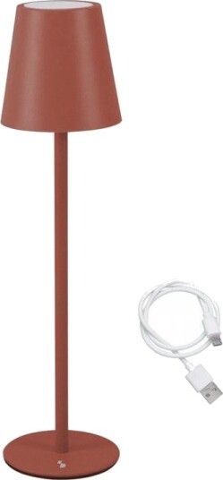 Beper P207ILI204 Oppladbar Bordlampe   3W 7x7x28cm   Rod