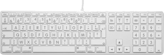 LMP 24215 AZERTY sølv