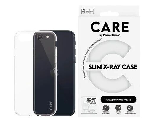 CARE by PanzerGlass Fashionable Case Transparent X Ray Soft Basic iPhone 7 | 8 | SE