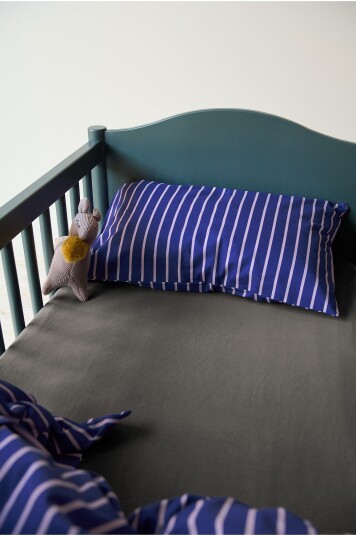 Jotex Mini Stretchlaken Jersey Mørk grå GILLA 203357402662