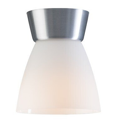 Belid Takplafond Bizzo E27 IP21 D165 mm, LED, Opalglass/Krom