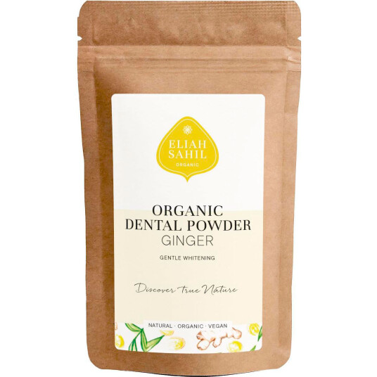 Økologisk Tandpasta Whitening Pulver Eliah Sahil Ginger 5g
