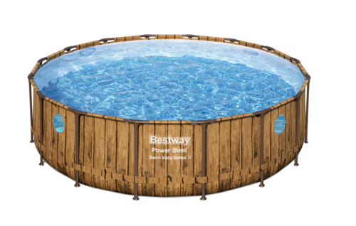Bestway Powersteel Pool 4,88 X 1,22 M - 19.480 L Bassenger Bestway Powersteel Pool 4,88 X 1,22 M - 19.480 L Bassenger