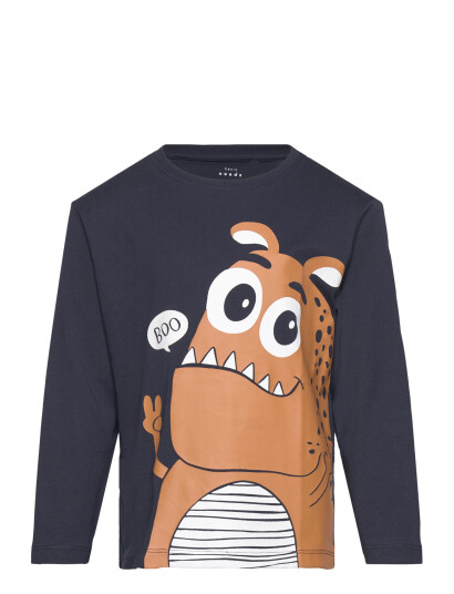 name it Nmmvilasse Ls Nreg Top - Black - 116