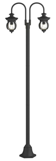 Lindby Farley lyktestolpe, 2 lyskilder