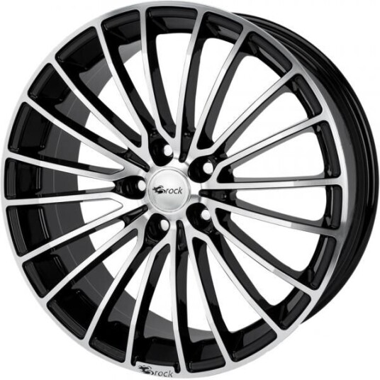 Brock B24 Black Polished 8.5x20 5x112 ET33 B66.6