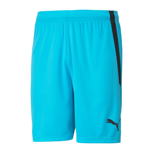 Puma teamLIGA Shorts, fotballshorts herre XL Blue Atoll-puma Blac