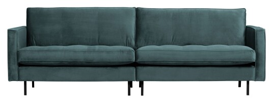 BePureHome Rodeo Classic 3-seter. Sofa - Teal Velur