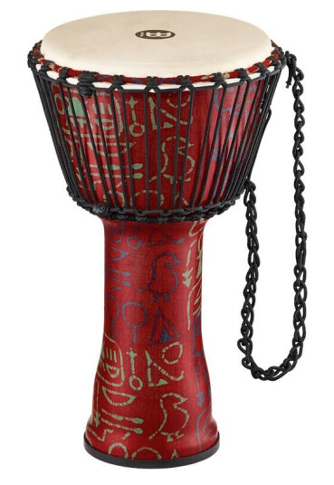 Meinl Padj1-M-G African Djembe 10" Travel Series Pharaohs Script