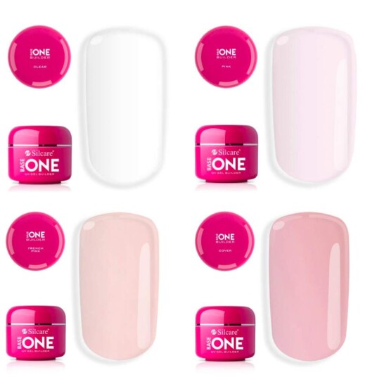 Base one Builder / building gel 15g 17 forskjellige UV Silcare