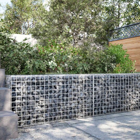 vidaXL Gabion med 3,5 mm Tråd og 5x5 cm Nett 50x50x50 cm vidaXL Gabion med 3,5 mm Tråd og 5x5 cm Nett 50x50x50 cm