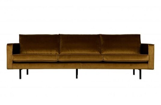 Bepurehome Rodeo 3-seters Sofa i velur - Honning gul 1666906-01-0 1610507-02-0