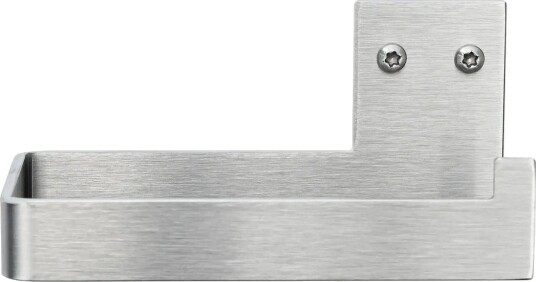 Nichba Design Toilet Paper Holder   Brushed Stainless   Silver   ONE SIZE