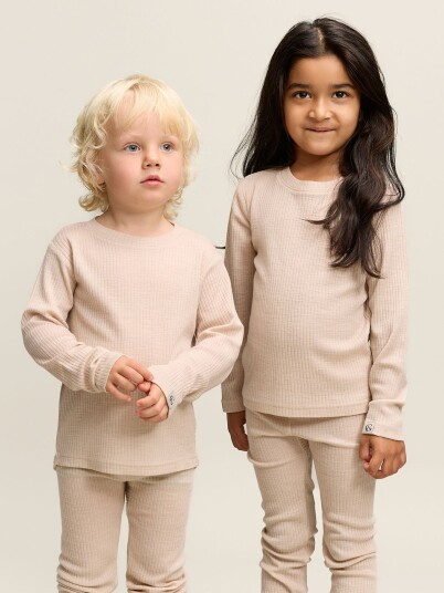 Gullkorn Chalk Ull longs Beige 122