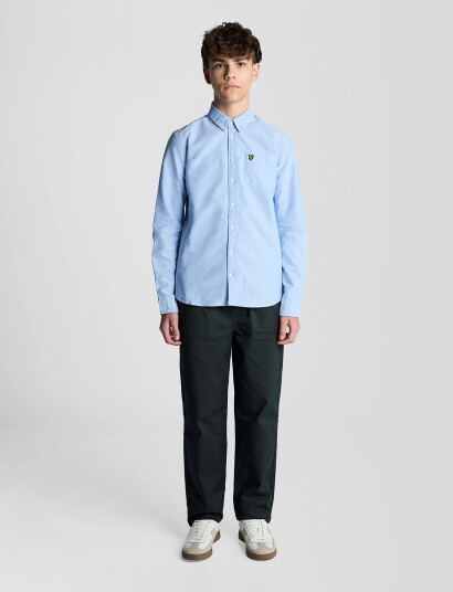 Lyle & Scott Oxford Shirt Blue 122 128 Lyle & Scott Oxford Shirt Blue 122 128