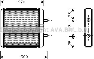PRASCO IV6048 Varmeapparat register