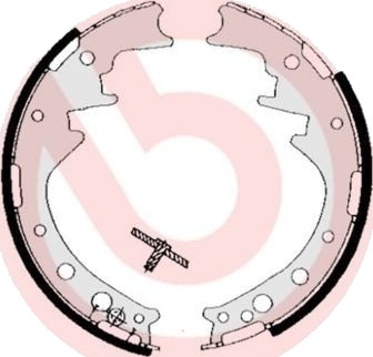 BREMBO S 83 521 Bremsesko sett BREMBO S 83 521 Bremsesko sett