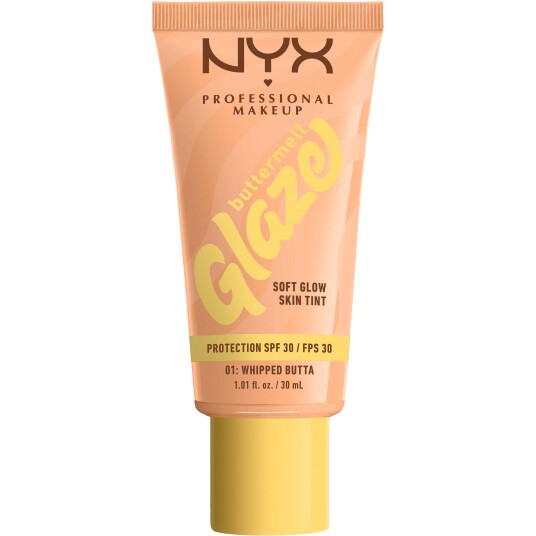 NYX Buttermelt Glaze SPF30 Foundation 01 Whipped Butta 30ml NYX Buttermelt Glaze SPF30 Foundation 01 Whipped Butta 30ml