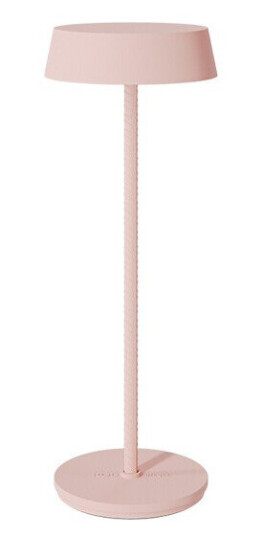 Diesel Living With Lodes Rod Cordless Portable Bordlampe IP54 Soft Pink Lampemesteren