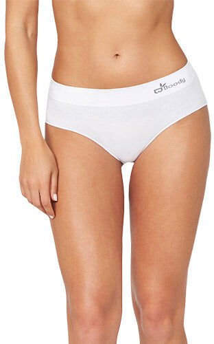 Boody Midi Brief Hvid   Str. M