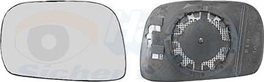 VAN WEZEL 3701835 Speilglass, ytterspeil