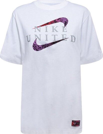 Nike T skjorte United   Hvit Kvinner størrelse Large