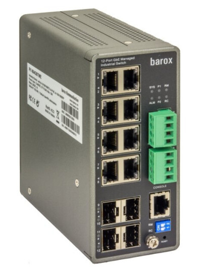Barox Ry-804Gbtme, Håndtert, L2/L3, Gigabit Ethernet (10/100/1000), Full Tosidig Barox Ry-804Gbtme, Håndtert, L2/L3, Gigabit Ethernet (10/100/1000), Full Tosidig
