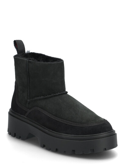 Tommy Hilfiger Real Shearling Pullon Snowboot - Black - 38 Tommy Hilfiger Real Shearling Pullon Snowboot - Black - 38