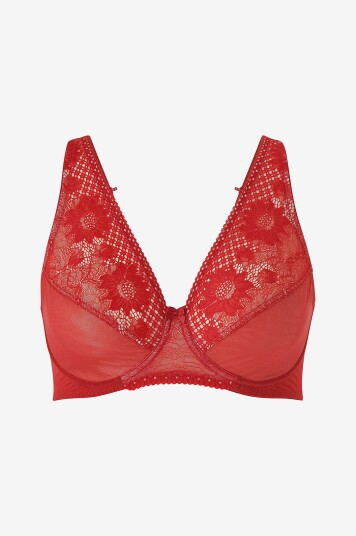 Miss Mary Of Sweden Spile BH Lace Charm Underwired Bra Rød