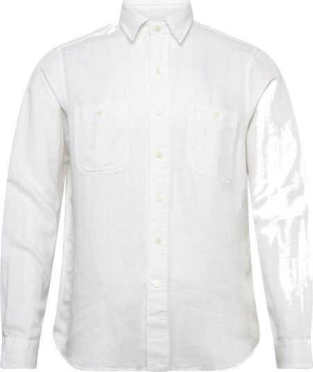 Polo Ralph Lauren Classic Fit Linen Silk Workshirt White S Polo Ralph Lauren Classic Fit Linen Silk Workshirt White S