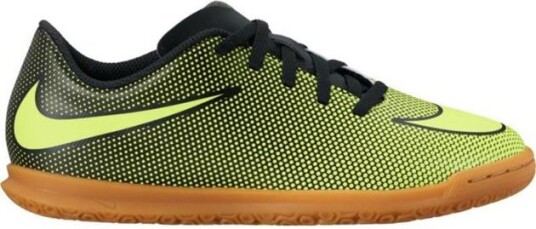 Nike  Bravata II IC Indoor Fotballsko Kids   070 BLACK/VOLT 36 1/2