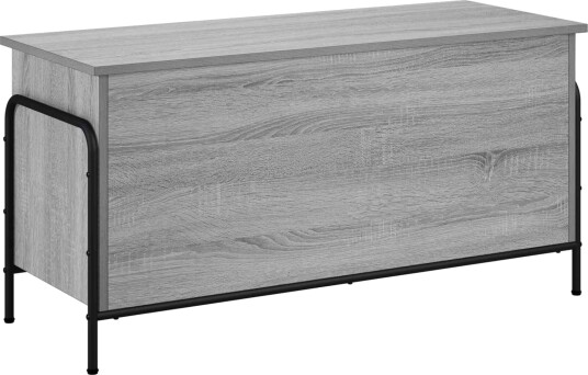 vidaXL Lagringsboks Grå Sonoma 80 x 40 x 49,5 cm Konstruert tre