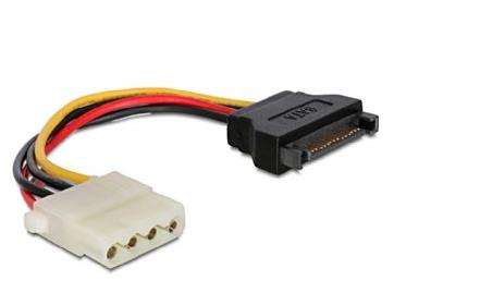 Gembird SATA (male) To Molex (female) Power Cable 15cm