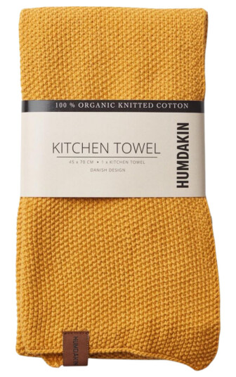 Humdakin Knitted Kitchen kjøkkenhåndkle yellow fall