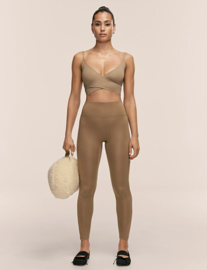 Casall Soft Touch High Waist Tights Beige L Casall Soft Touch High Waist Tights Beige L