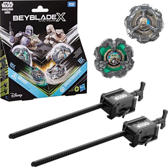 Beyblade X Star Wars Grogu Vs Snowtrooper Spinner 2-Pack